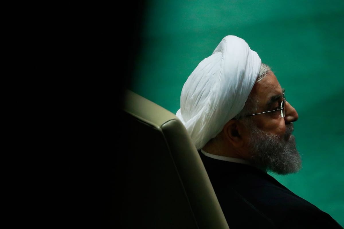 The Former President of regime, Hassan Rouhani, U.N.