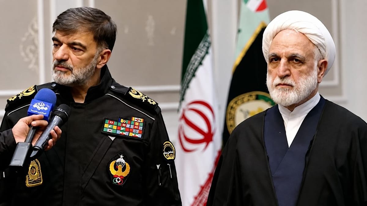 Ahmad-Reza Radan, Iran's Chief of police, and Gholam-Hossein Mohseni-Eje'i , an Islamic jurist and the Chief Justice of Iran - Radio Hamrah, California - Free for all platforms.