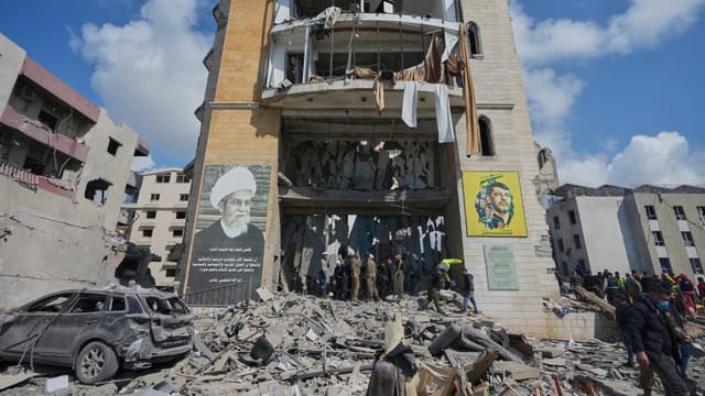 Israeli strikes hit central Beirut after U.S.-brokered ceasefire announced