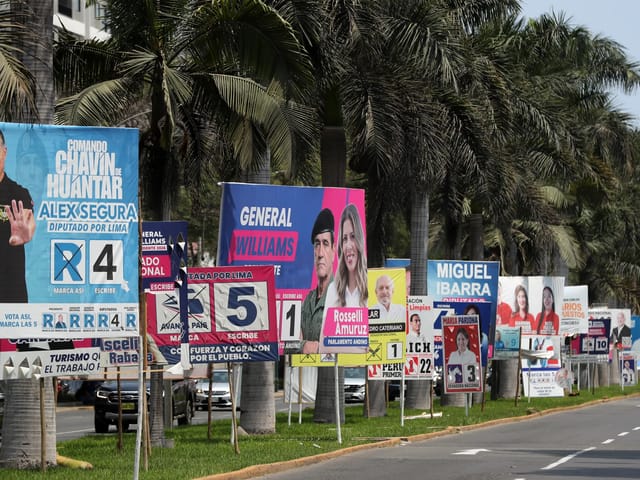 Peru's Record 35 Presidential Candidates Signal Deep Political Fractures