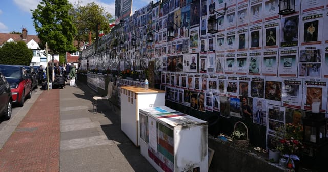 Islamic Terror Group Targets Iran Memorial Wall in North London Attack
