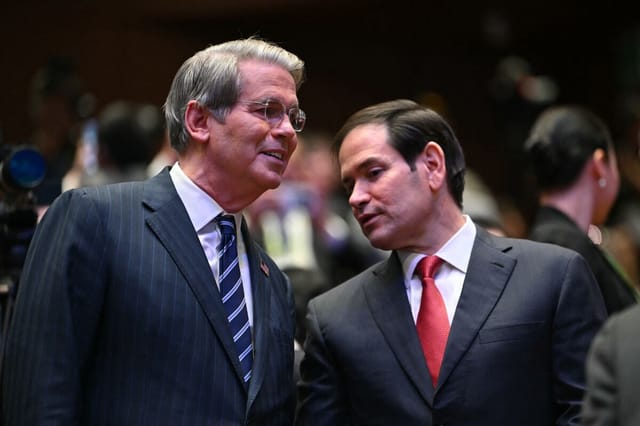 Rubio, Bessent Hold First China Talks on Taiwan, Iran War
