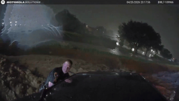 Texas Police Use Jumper Cables as Lifeline to Save Mother from Floodwaters