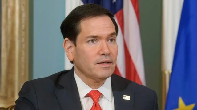 Rubio Briefs White House After US-Iran Exchange Fire in Hormuz Strait