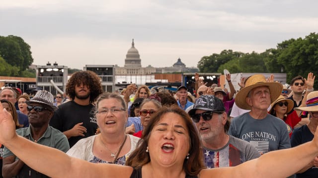 Trump Cabinet Speaks at Nine-Hour Prayer Rally Linking Nation's Christian Founding