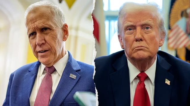 Tillis Threatens to Tank $72B Border Package Over Trump Ballroom Funding