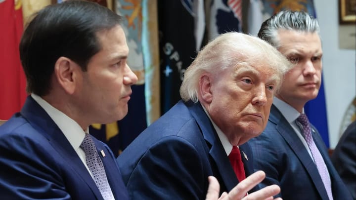 Trump situation room meeting underway to make decision on Iran.