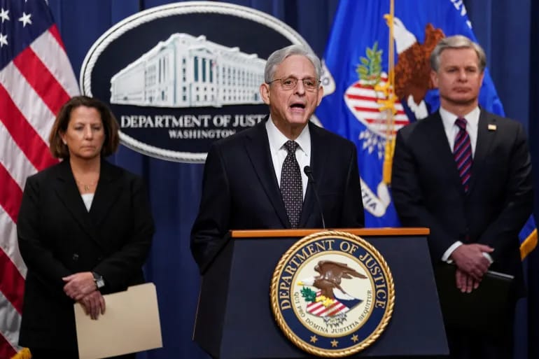 U.S. Justice Department charges three in Iran-linked plot to assassinate journalist.