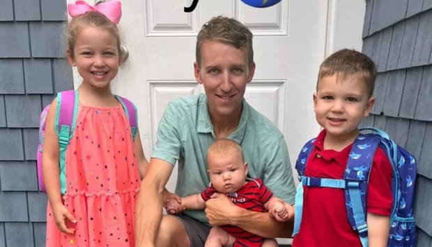 Lindsey Clancy's Husband and children.