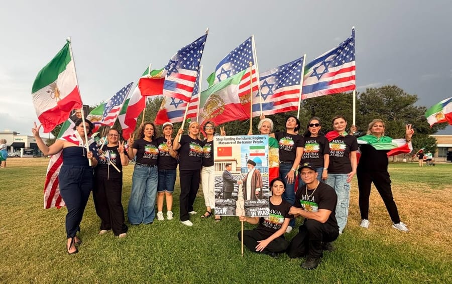 The Anti-regime rally in Dallas, Texas, September 20th, 2026.